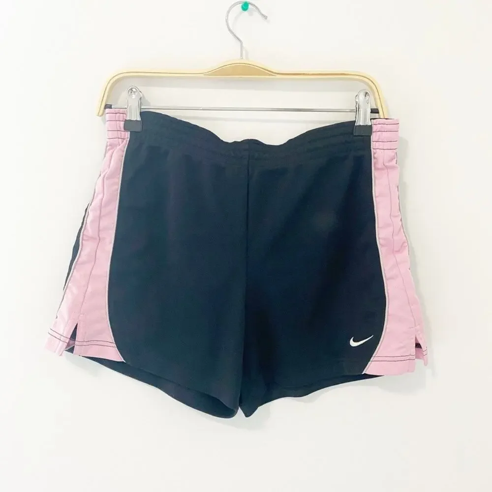 Nike Black & Pink Workout Shorts Size Small